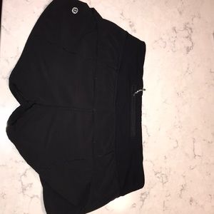 Black Lululemon Speed Up Shorts, 2.5 Length